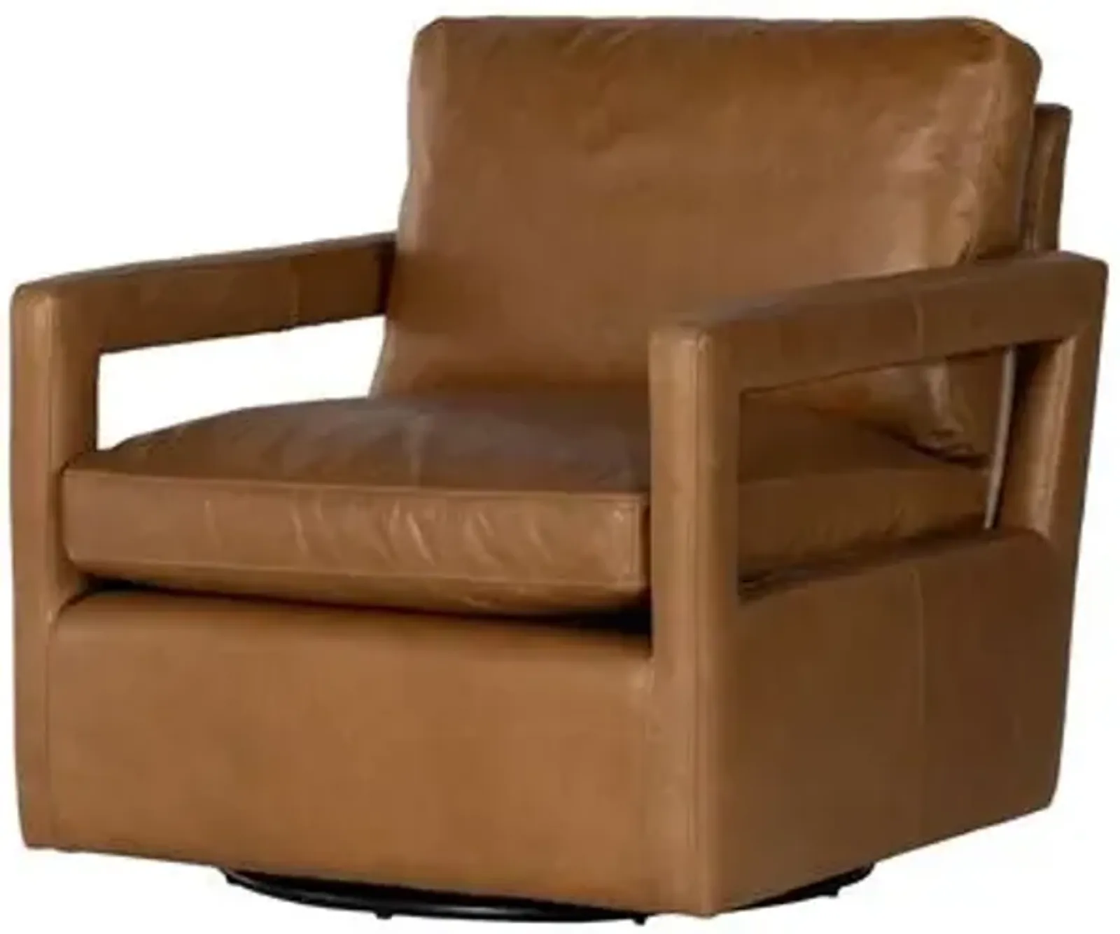 Kayden Leather Swivel Chair