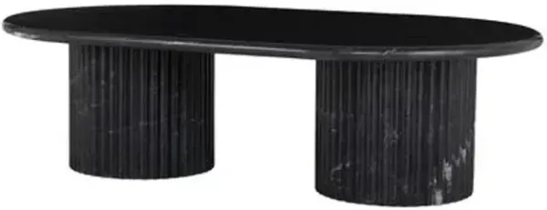 Kamden Coffee Table - Black Marble