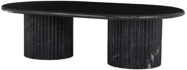 Kamden Coffee Table, Black Marble
