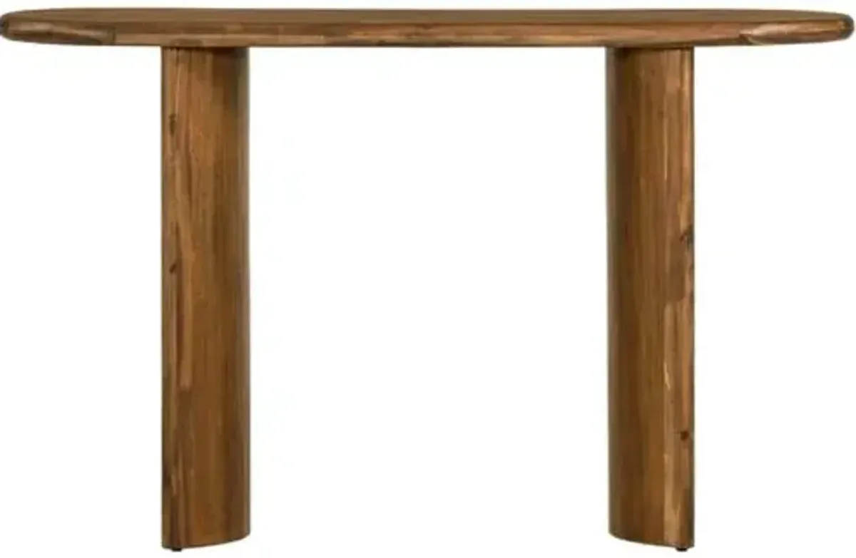 Justice Console Table - Brown