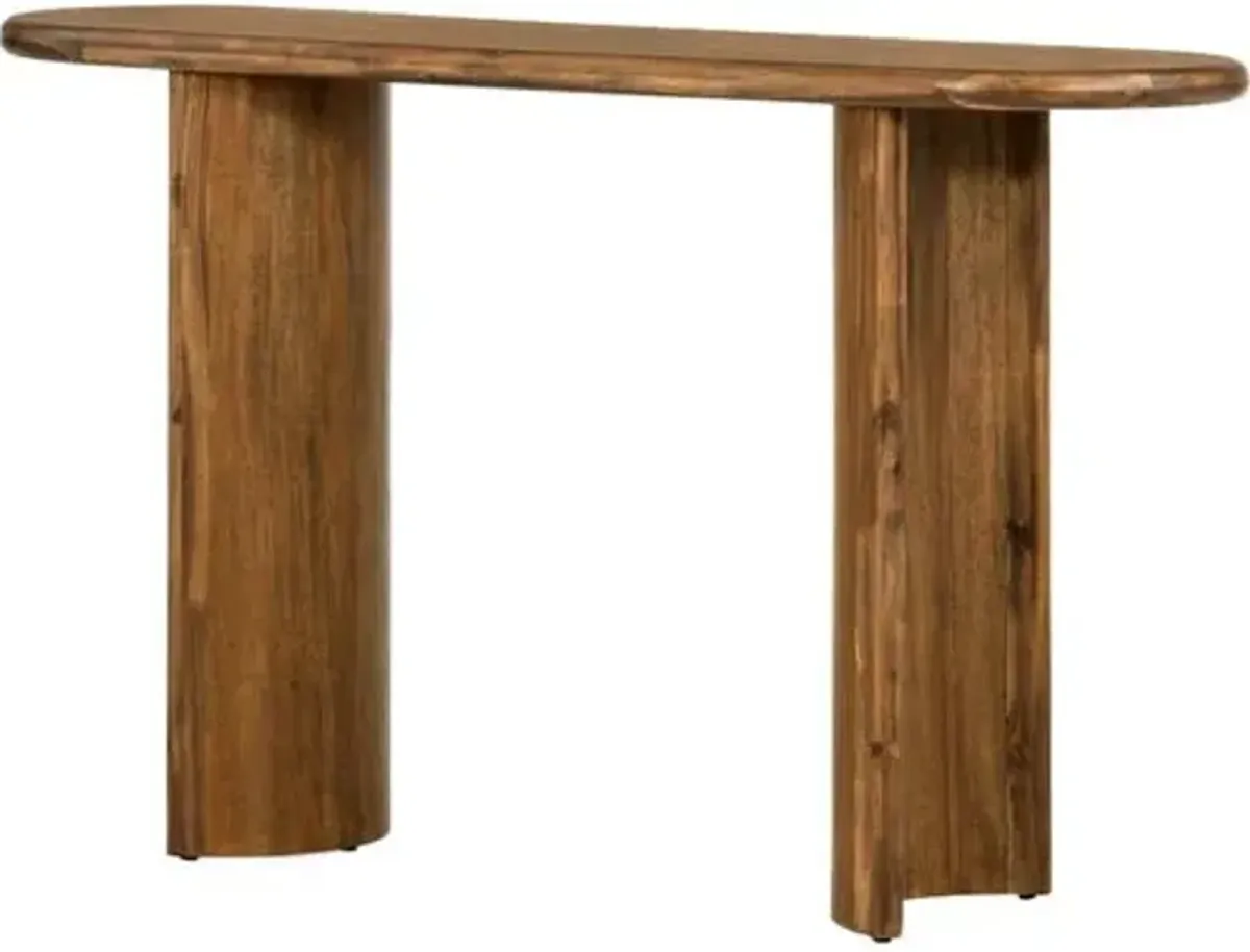 Justice Console Table - Brown