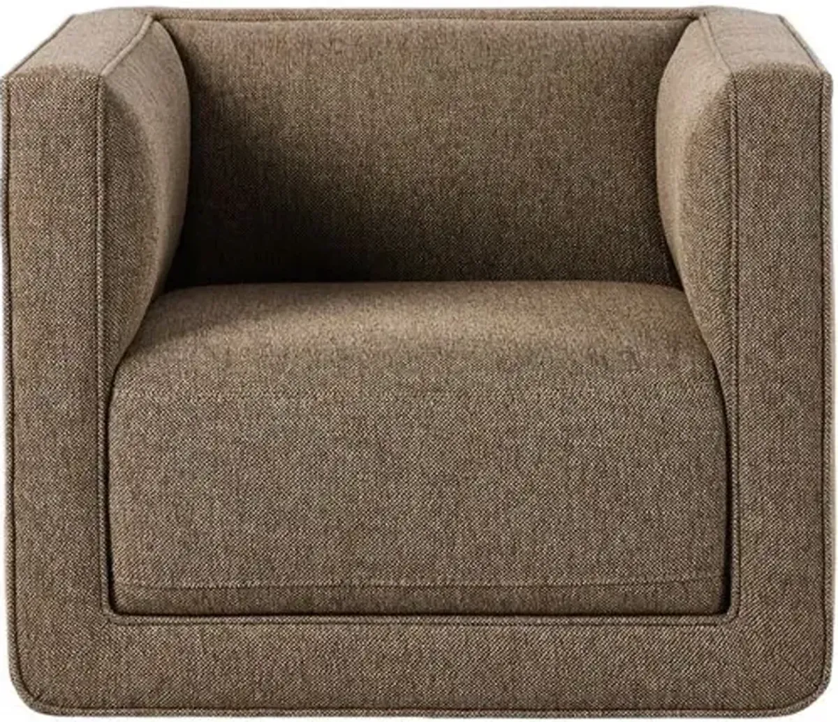 Julian Swivel Chair - Delta Tweed