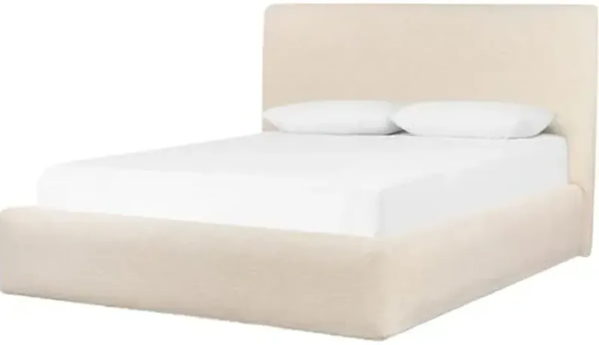 Judah Bed - Boucle - Beige