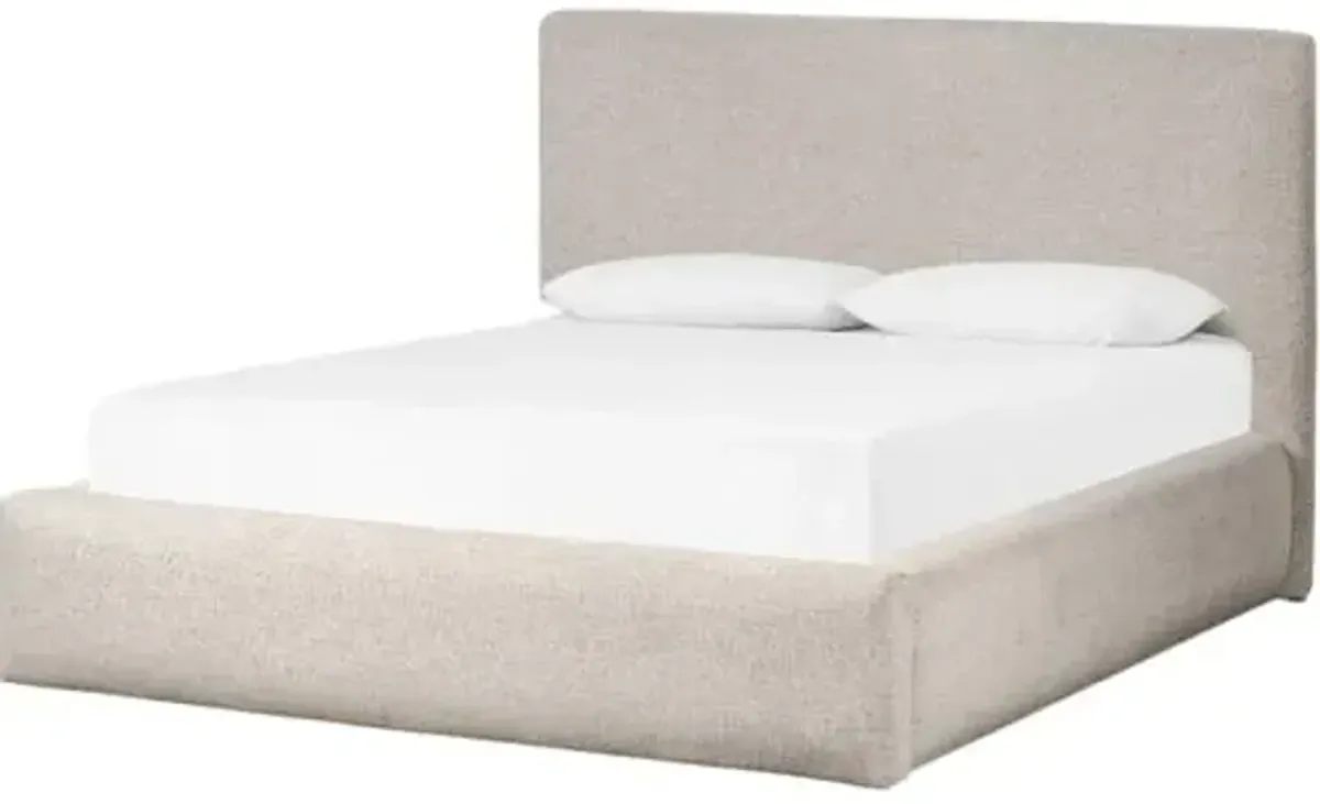 Judah Bed - Boucle - Beige