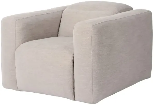 Jovi Power Recliner Accent Chair, Laken Stone