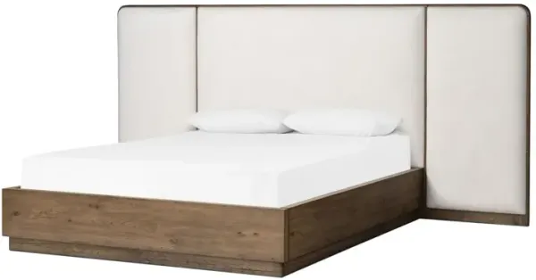 Jonas Bed w/ Winged Panel Headboard