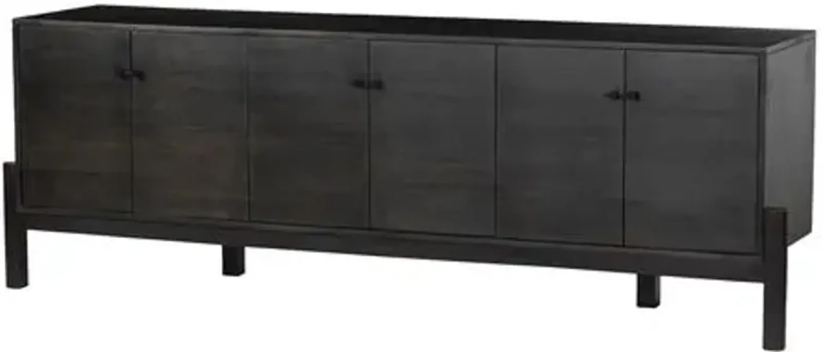 Jocelyn Media Console - Worn Black