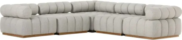 Jessie Outdoor 5-Piece Sectional