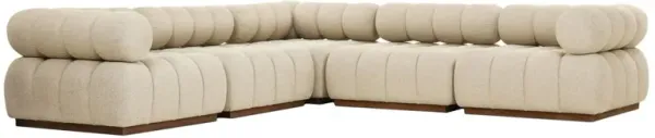 Jessie Outdoor 5-Piece Sectional