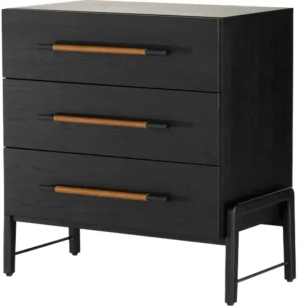 Jeremiah 3-Drawer Dresser - Brown