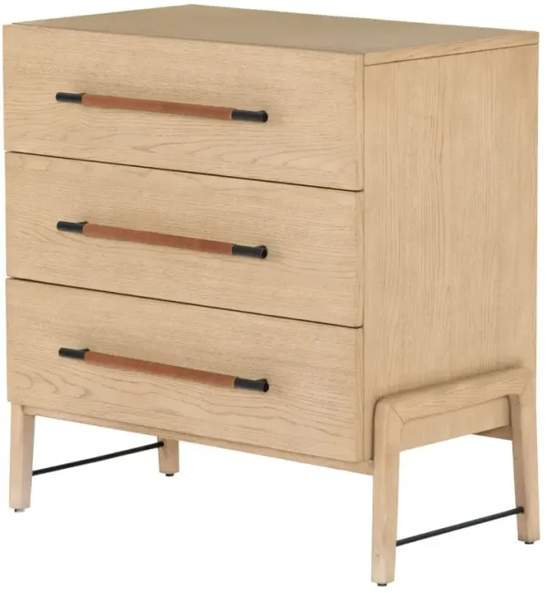 Jeremiah 3-Drawer Oak Dresser