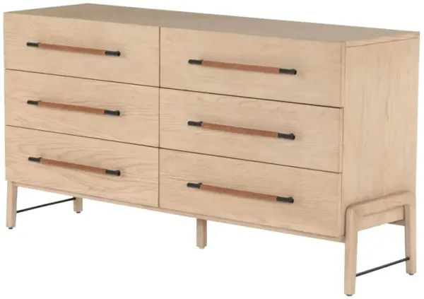 Jeremiah 6-Drawer Oak Dresser