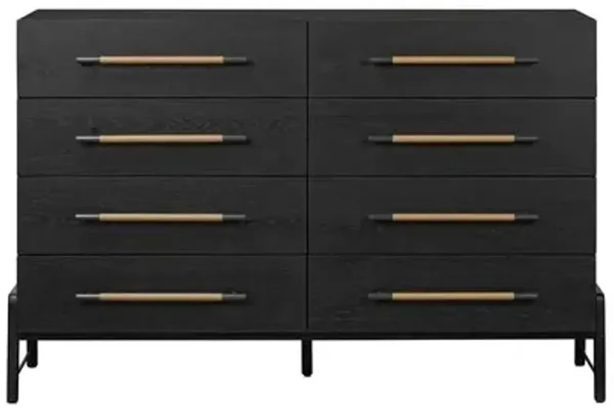 Jeremiah 8-Drawer Dresser - Brown