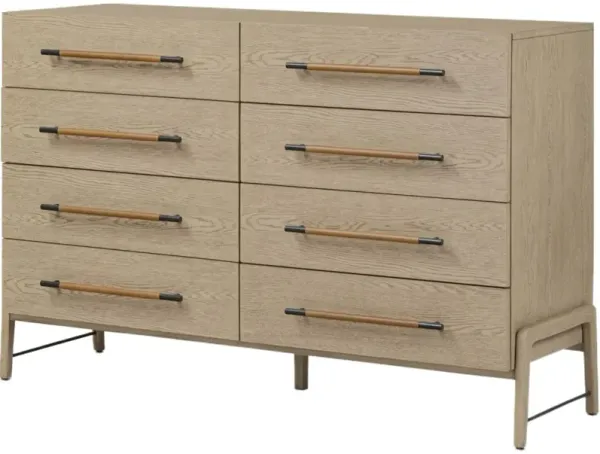 Jeremiah 8-Drawer Oak Dresser