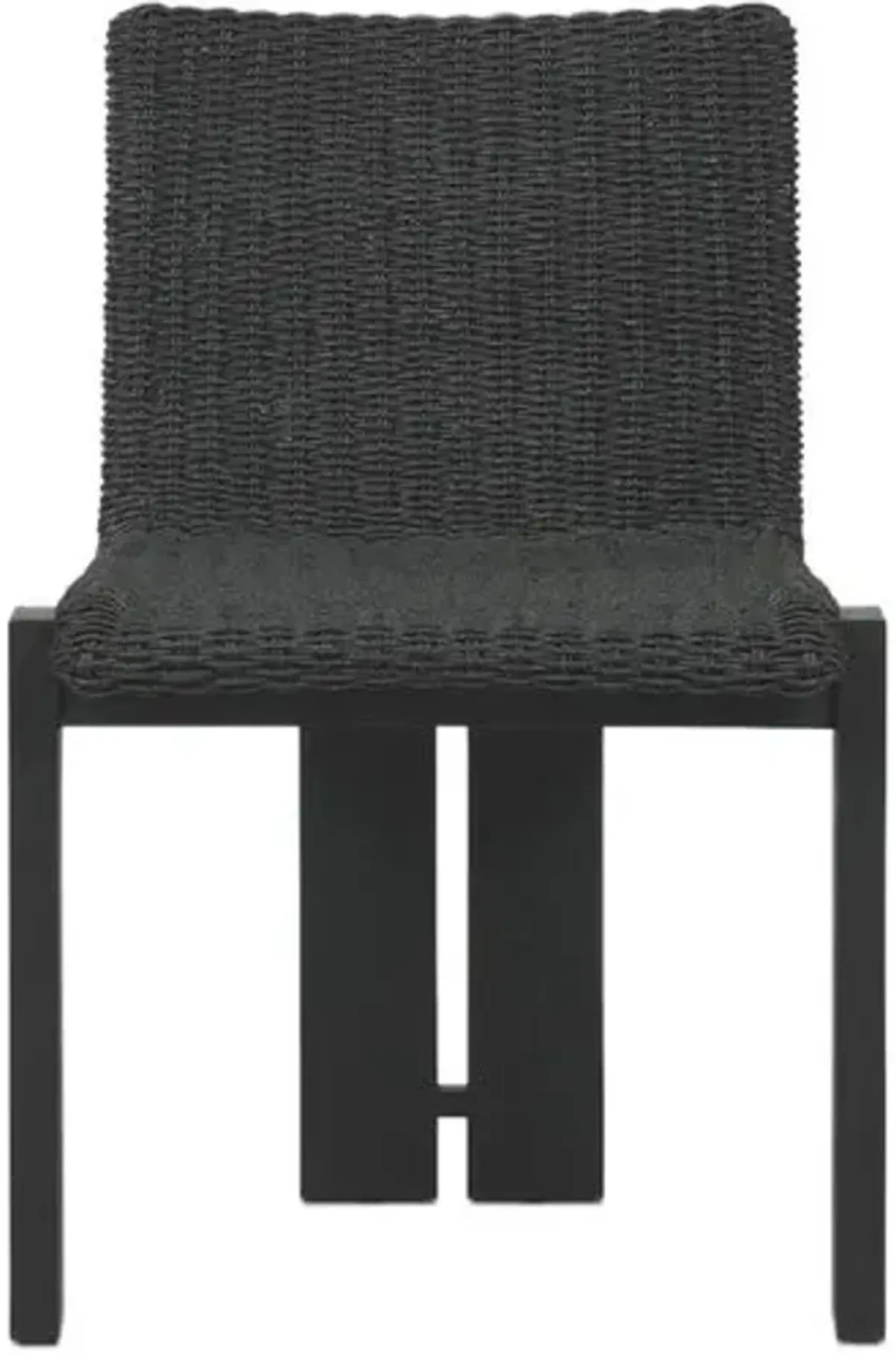 Jemima Outdoor Dining Side Chair - Black