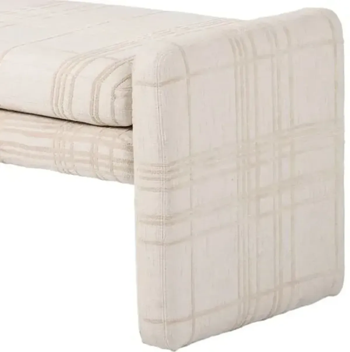 Jayden Accent Bench - Sheffield Ivory Box Print