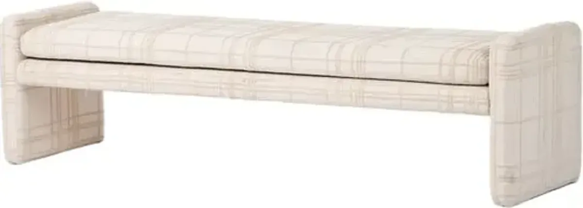 Jayden Accent Bench - Sheffield Ivory Box Print