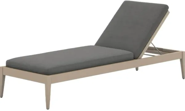 Jasper Outdoor Teak Chaise