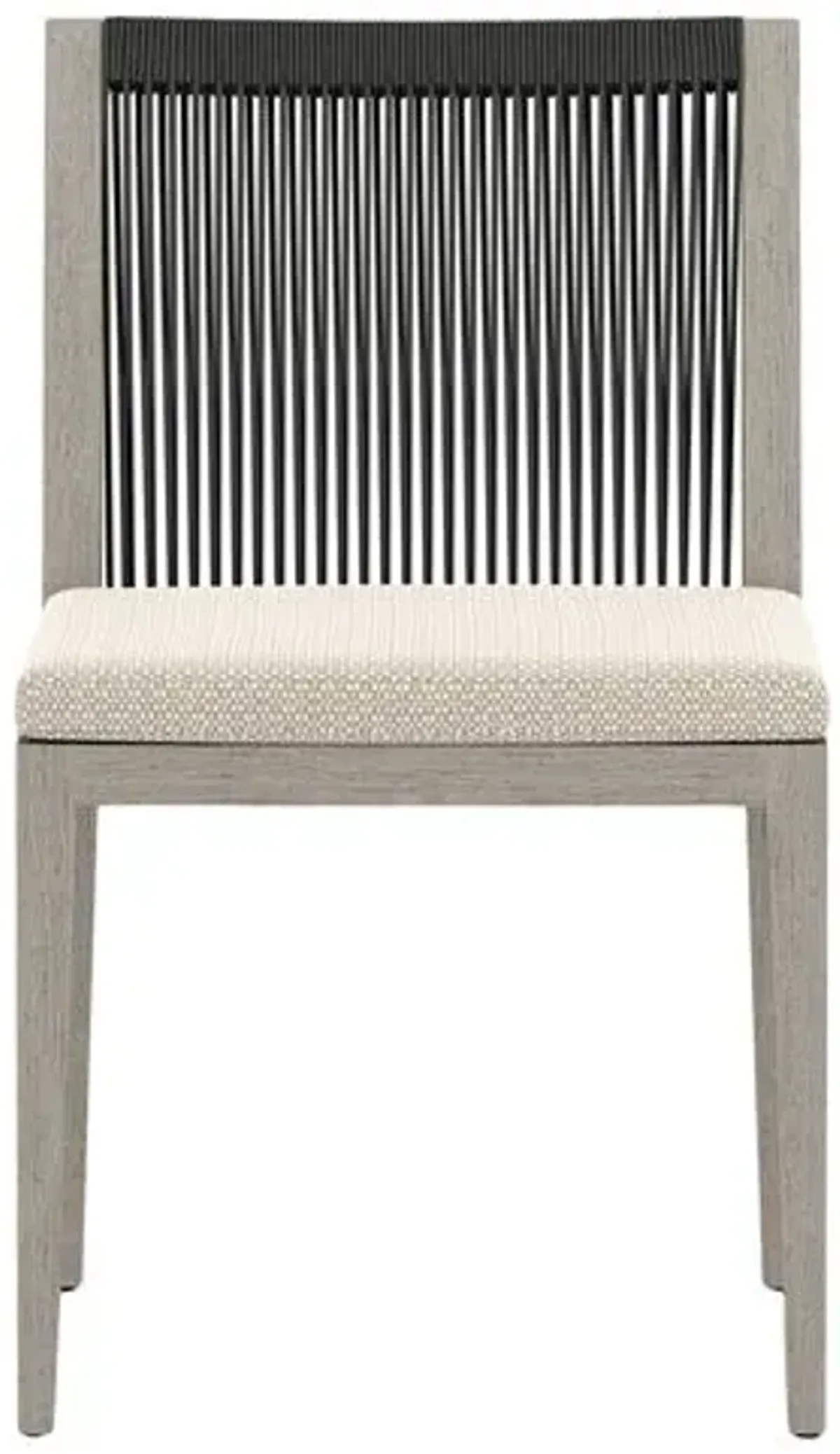 Jasper Outdoor Teak Dining Side Chair - Gray