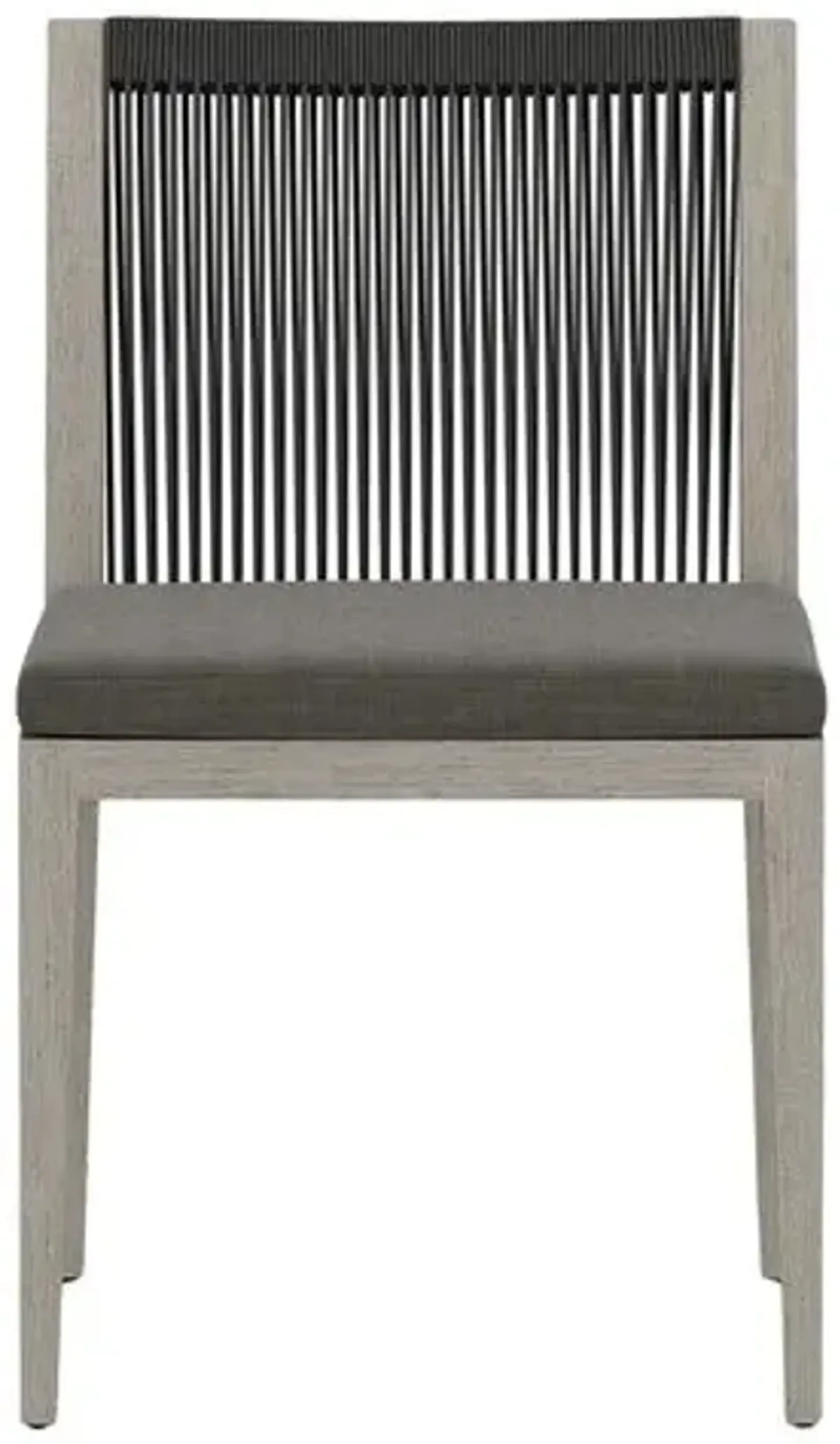 Jasper Outdoor Teak Dining Side Chair - Gray