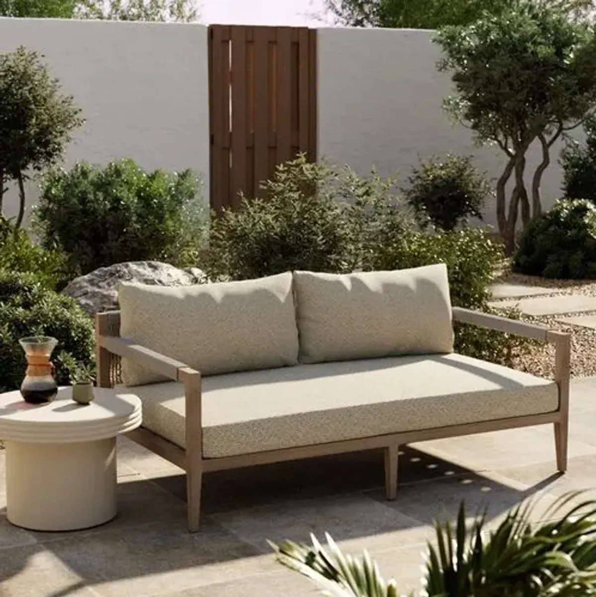 Jasper Outdoor Teak Sofa