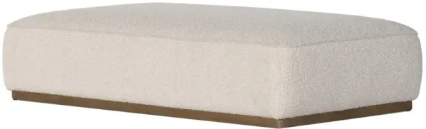 Janessa Cocktail Ottoman, Knoll Natural Boucle
