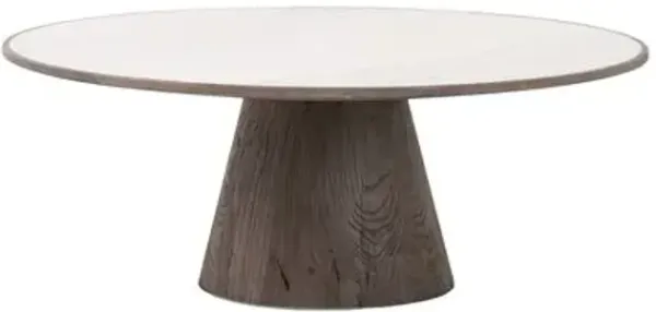 Jameson Large Coffee Table - White Marble