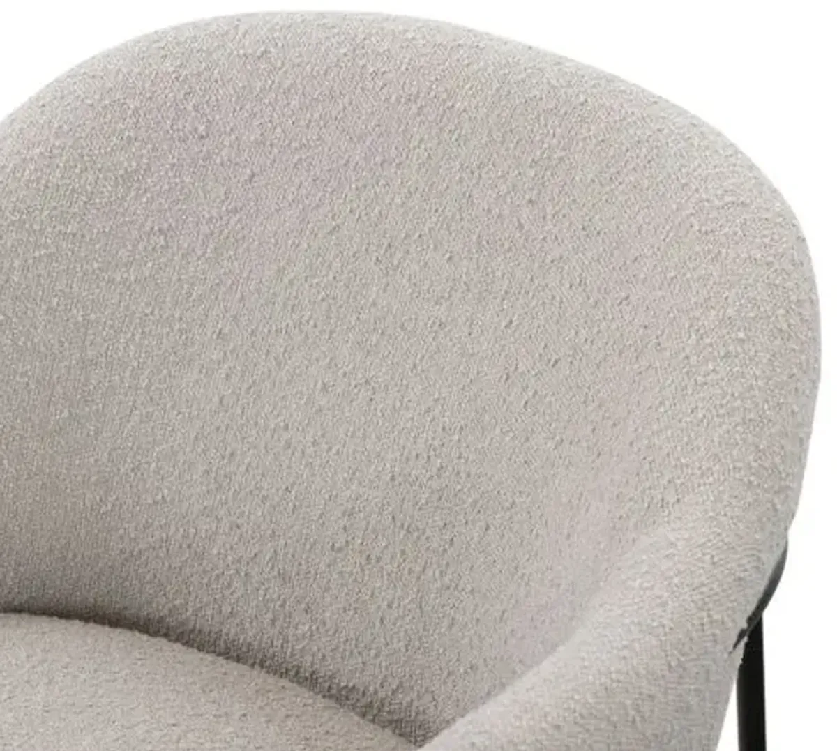 Isidore Dining Chair - Textured Knoll Sand - Beige