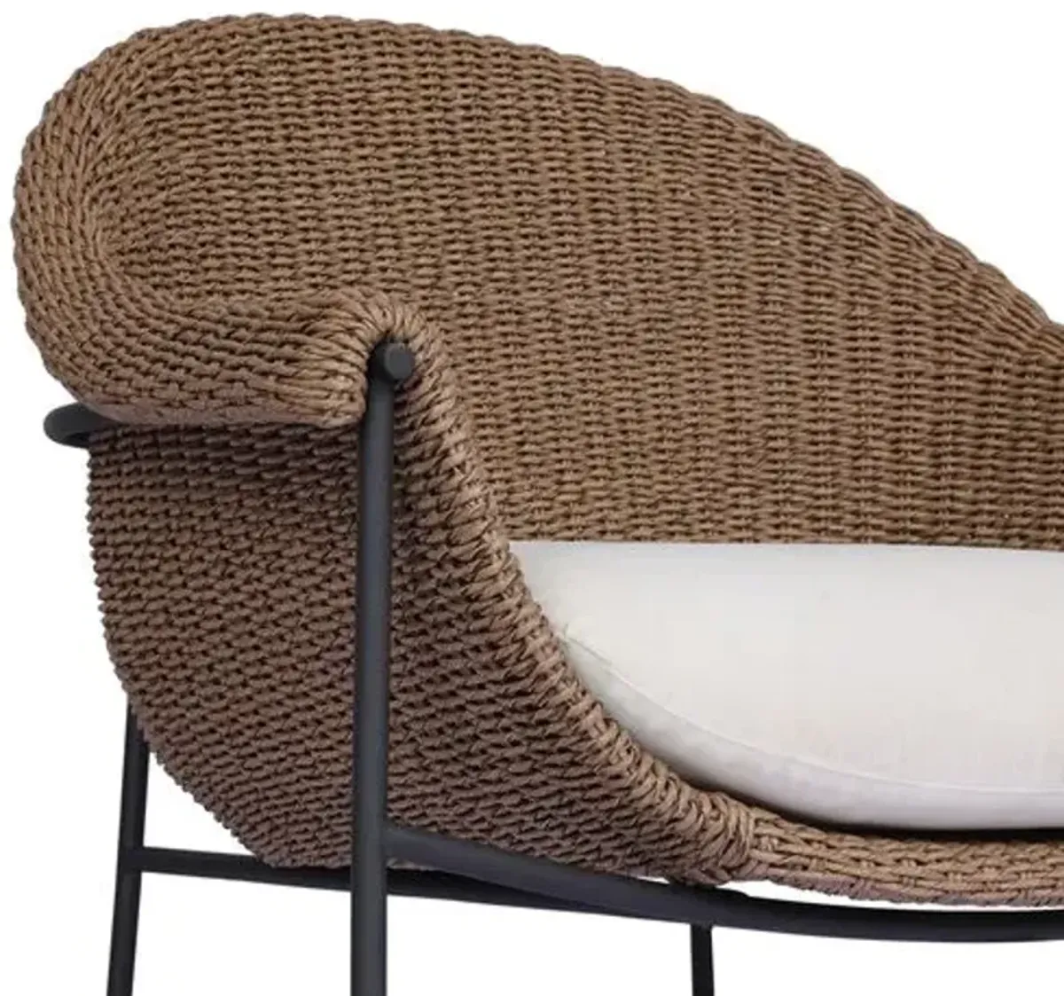 Isidore Outdoor Lounge Chair - Brown