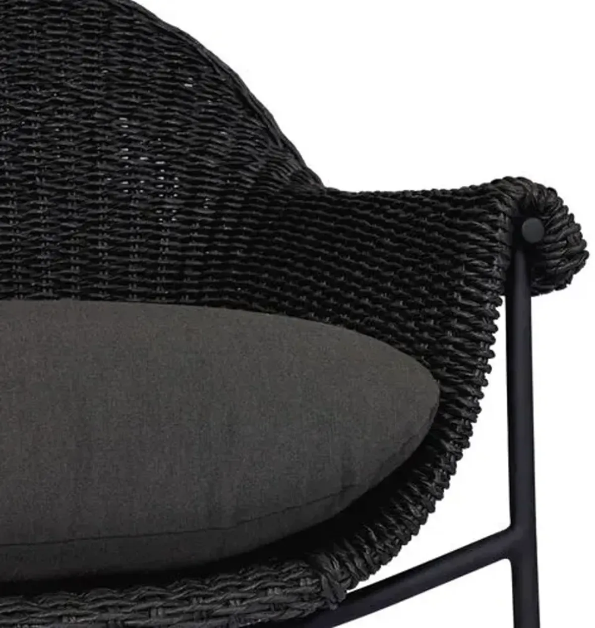 Isidore Outdoor Dining Chair - Black