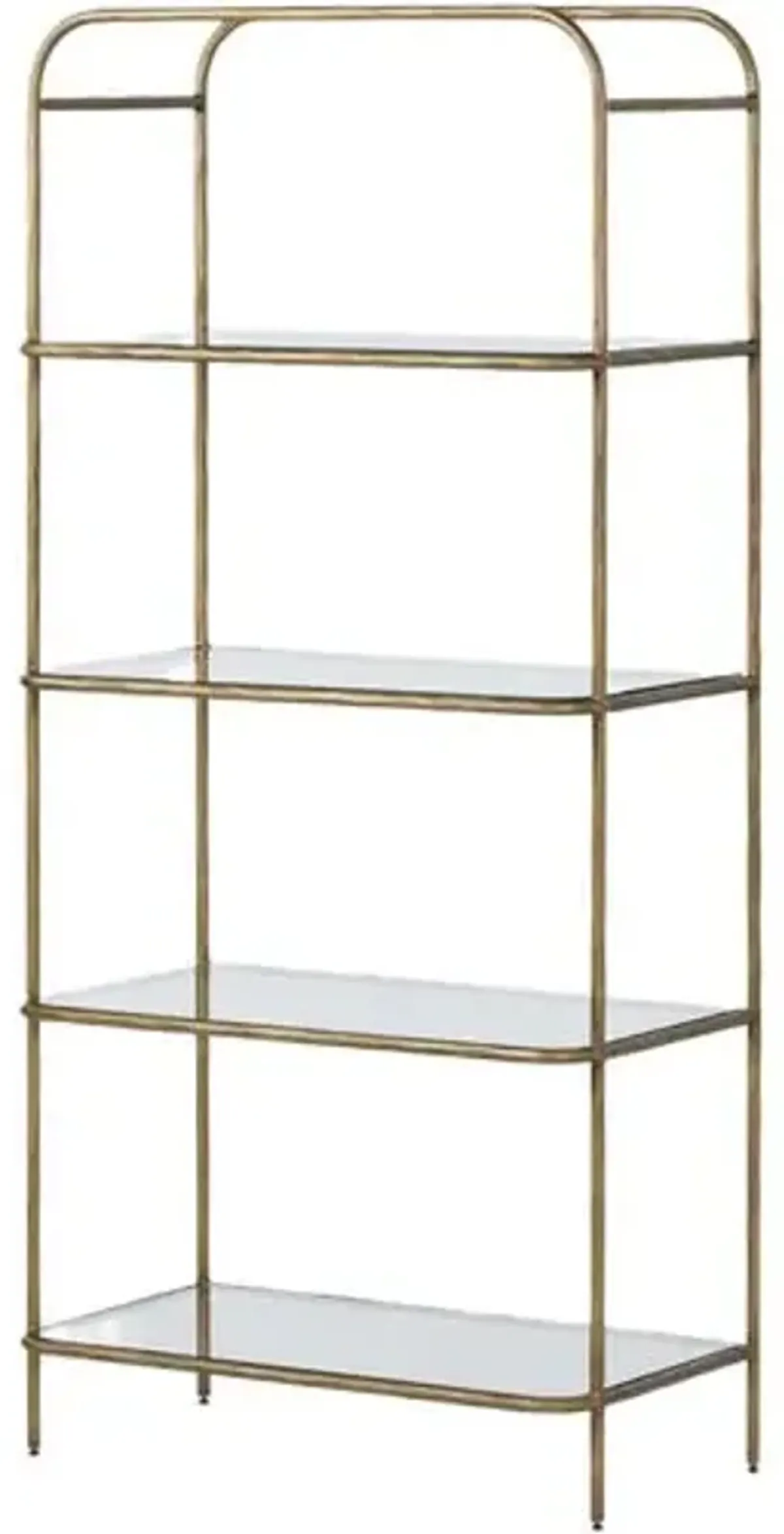 Isaac Bookcase - Gold