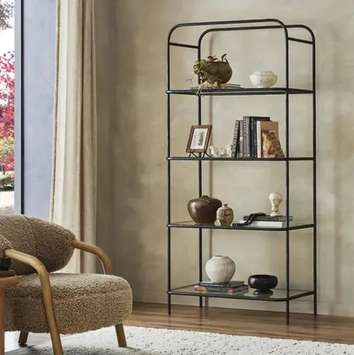 Isaac Bookcase - Gray