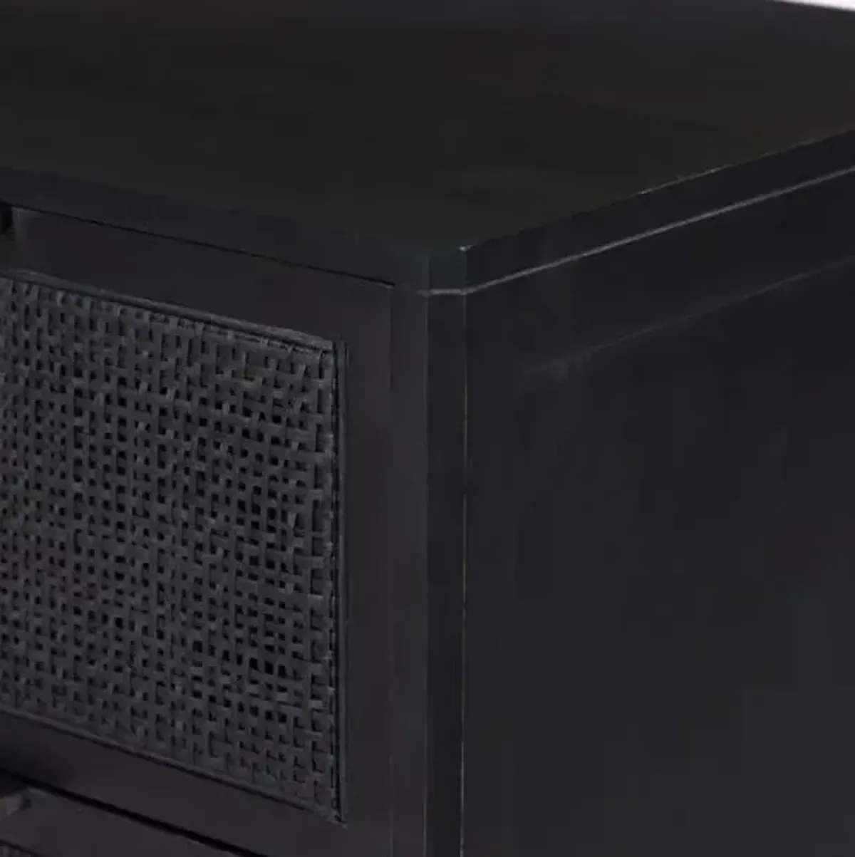 Selena 6-Drawer Dresser - Black Cane