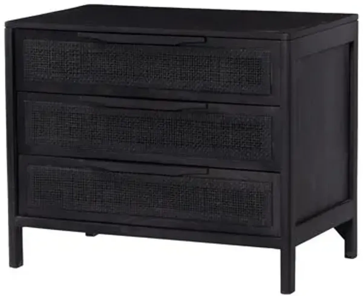 Ingrid Large Cane Nightstand