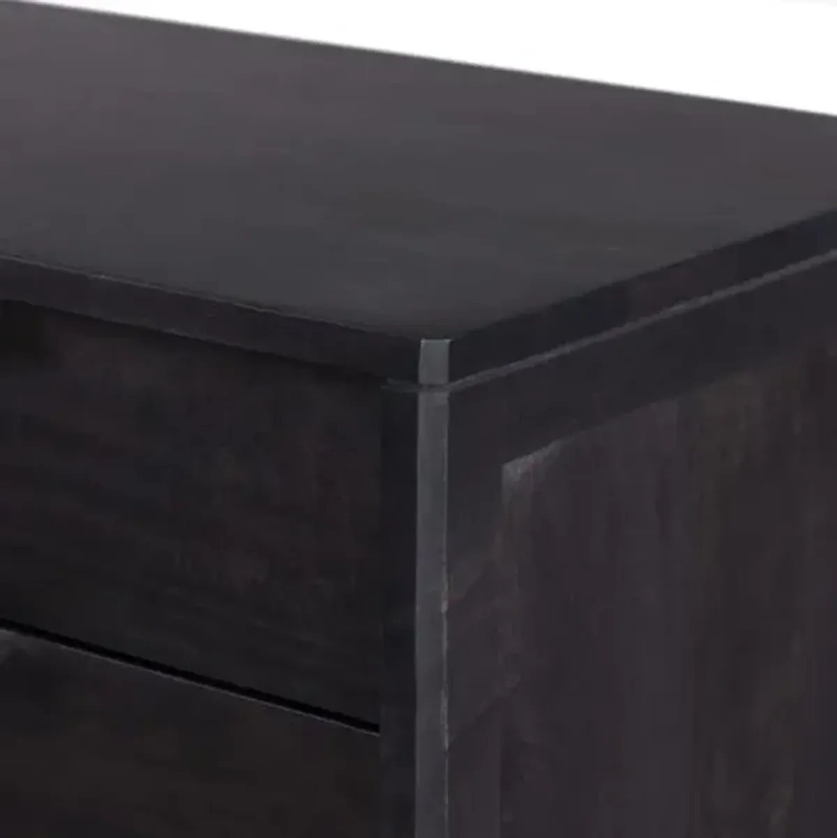Selena Tall Cane Dresser - Black Wash
