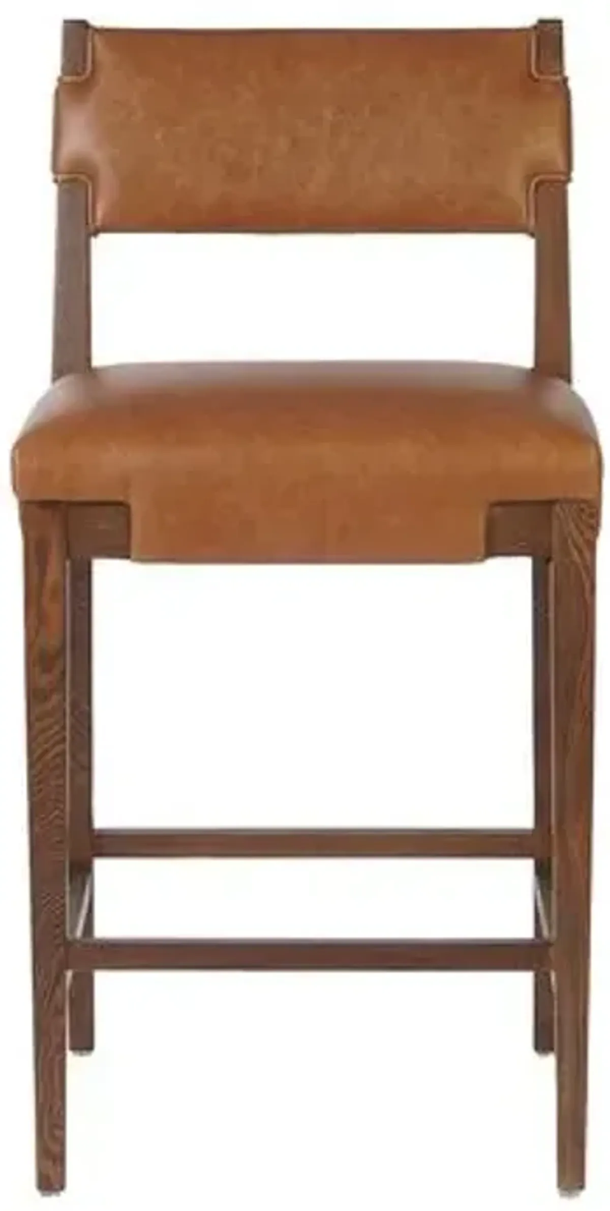 Ianthe Leather Counter Stool - Sonoma Chestnut