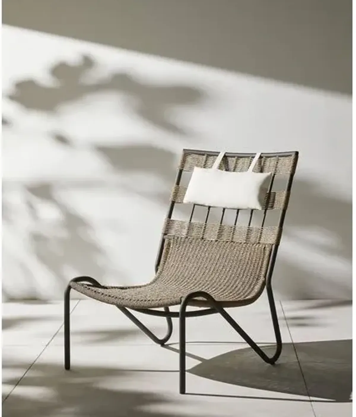 Hugo Outdoor Chair - Natural/Venao Ivory