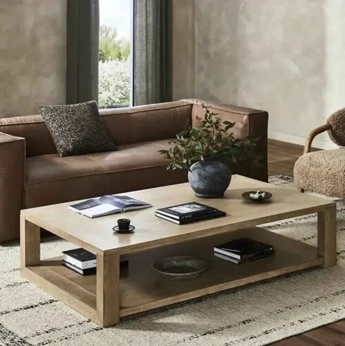 Hendrix Coffee Table - Brown