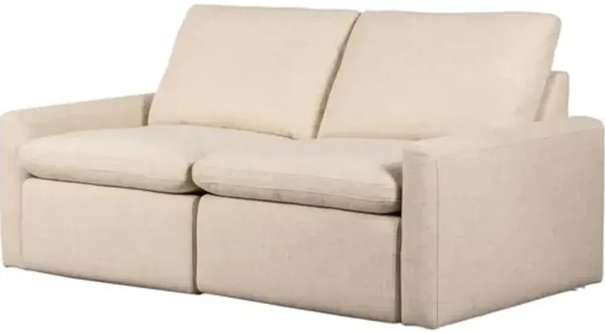 Haven Power Recliner 2-Piece Sectional - Linen Antigo Natural - Beige