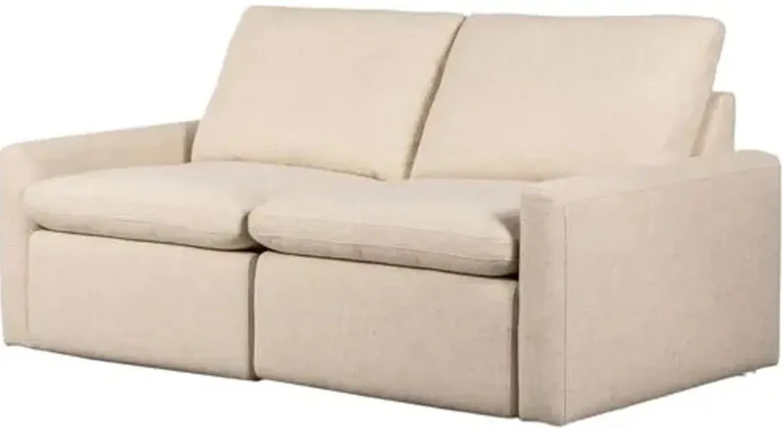 Haven Power Recliner 2-Piece Sectional - Linen Antigo Natural - Beige