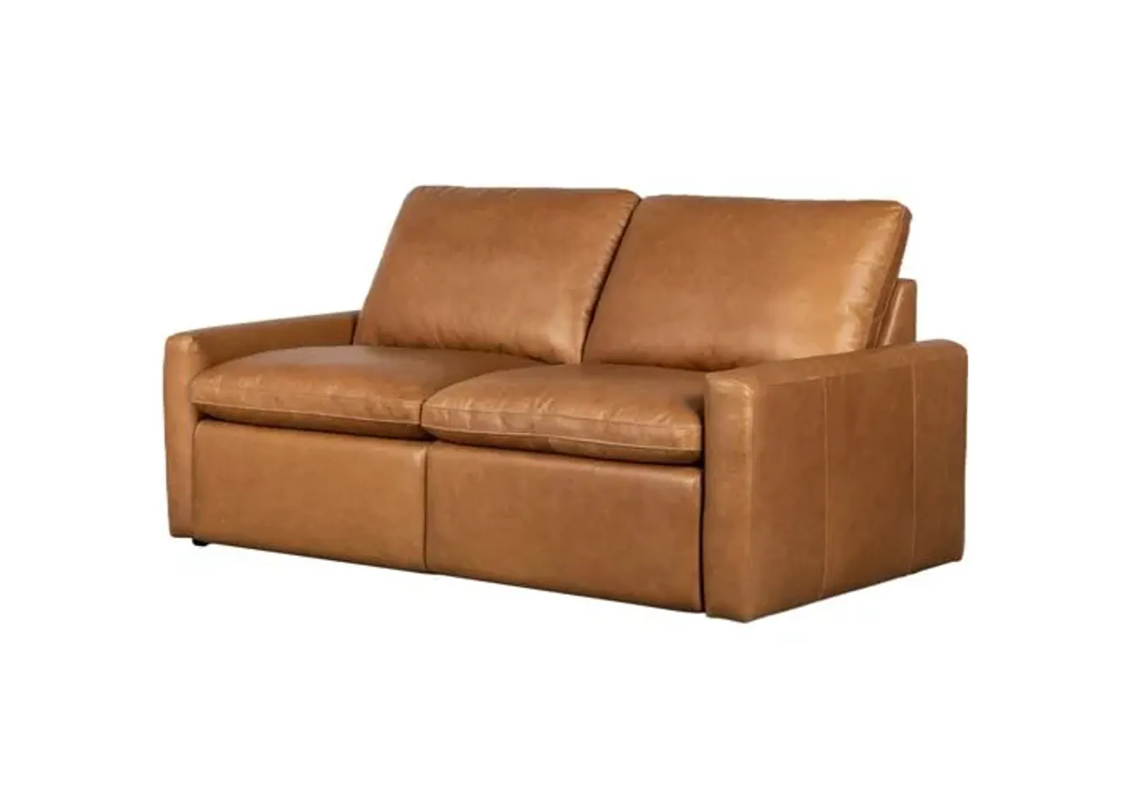 Haven Power Recliner 2-Piece Sectional - Leather Sonoma Butterscotch - Brown