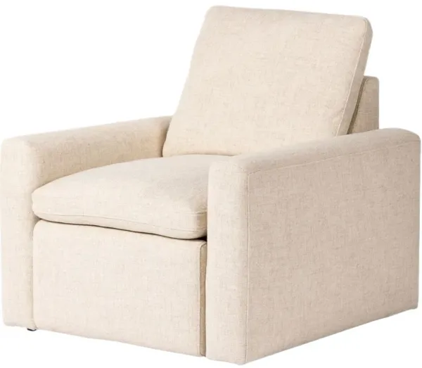 Haven Power Recliner Linen Accent Chair - Beige, Comfortable, Durable, Cushioned - Relaxing Chair, Lounger, Comfort and Leisure Prioritized