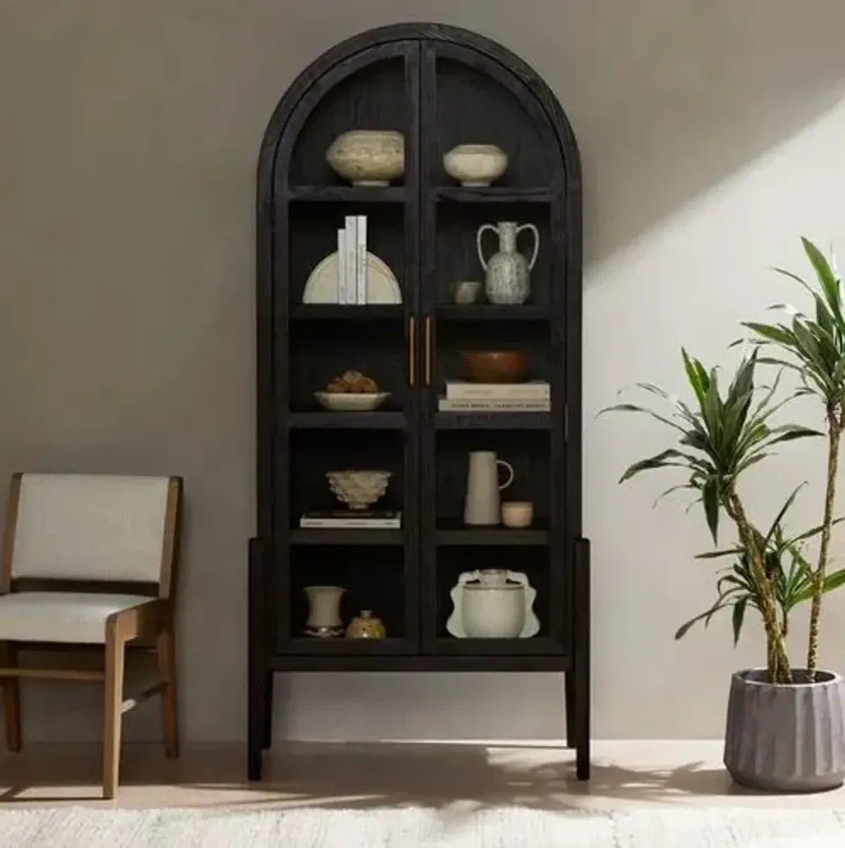 Hattie Cabinet - Drifted Matte Black