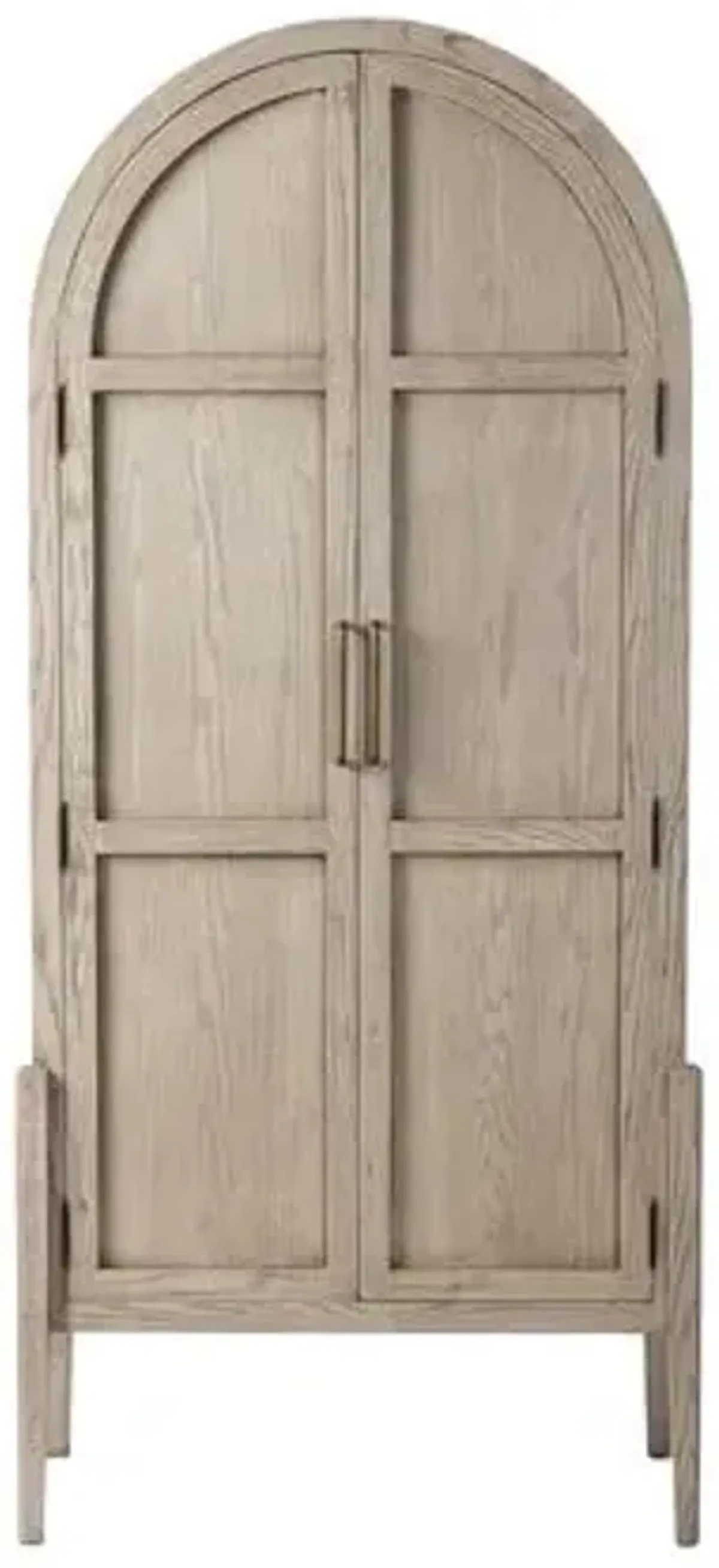 Hattie Panel Door Cabinet - White