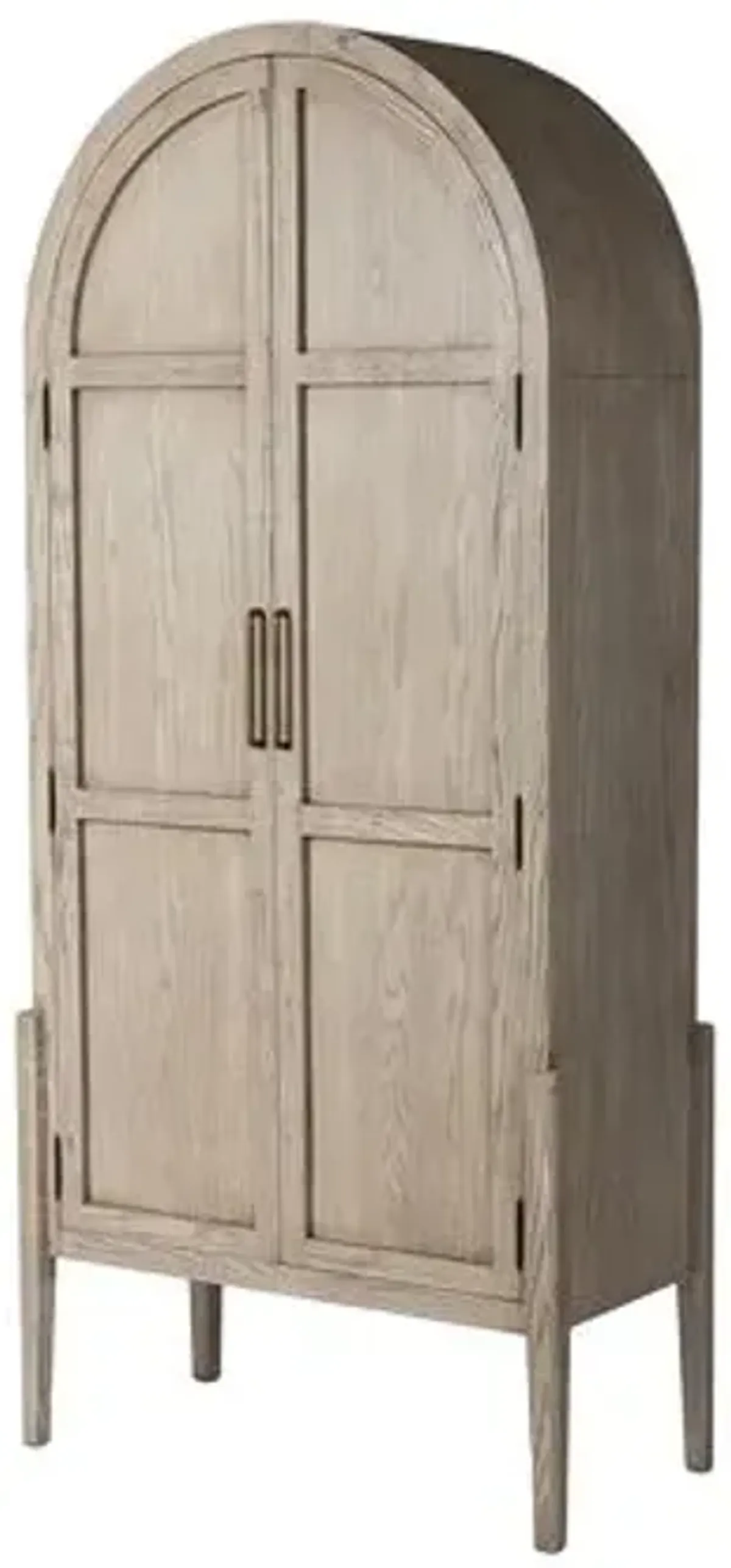 Hattie Panel Door Cabinet - White