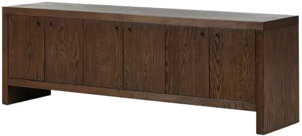 Hank Media Console, Umber Oak