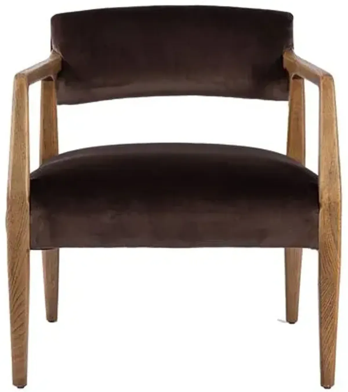 Gunnar Armchair - Velvet - Brown