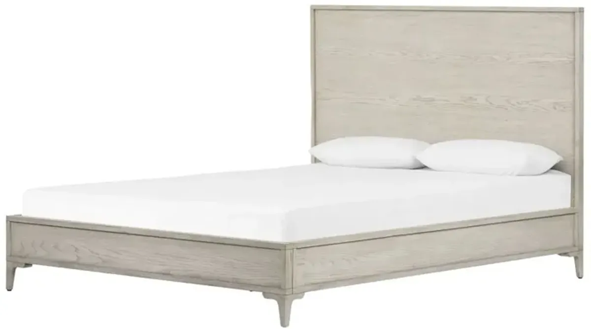 Greer Panel Bed, Vintage White Oak