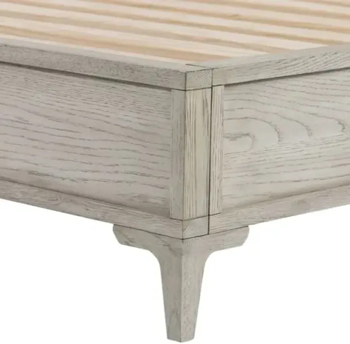 Greer Bed - Vintage White Oak - Brown