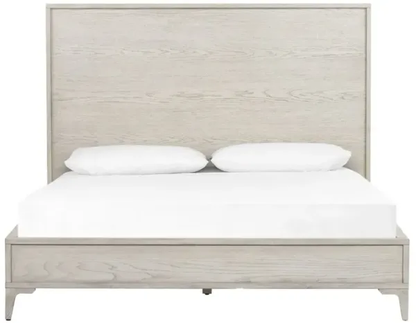 Greer Panel Bed, Vintage White Oak